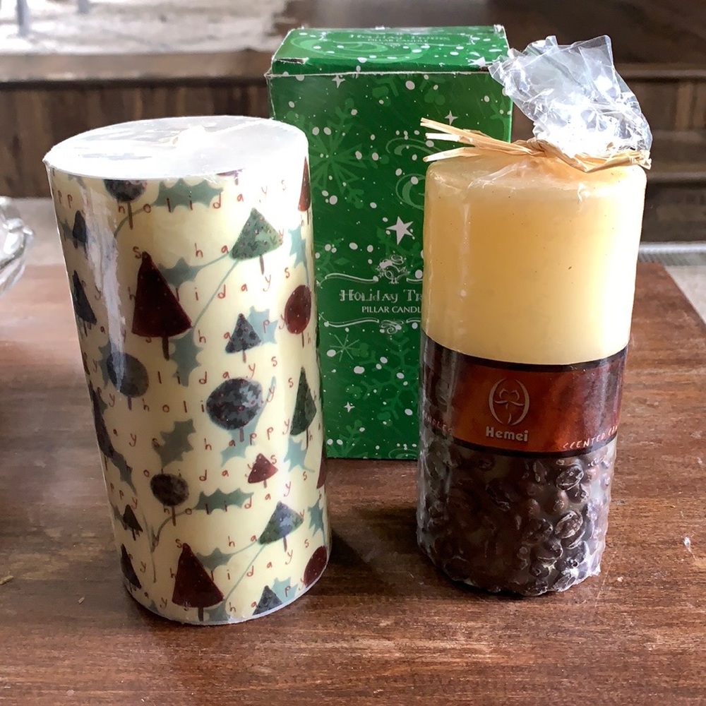 Decorative Candles - Bundle of two candles